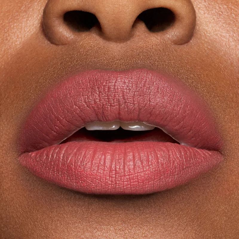 MAC Cosmetics  Powder Kiss Hazy Matte Lipstick - Brickthrough for Women | Best Price UAE